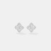 Ethereal Quatrefoil Halo Diamond Studs
