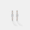 Radiance Oval Multi-Stone Graduated Hoops
