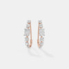 Radiance Oval Multi-Stone Graduated Hoops
