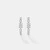Radiance Oval Multi-Stone Graduated Hoops