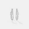 Radiance Oval Multi-Stone Graduated Hoops