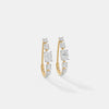 Radiance Oval Multi-Stone Graduated Hoops