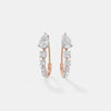 Serenity Pear-Cut Graduated Linear Hoops