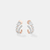 Double-Orbit Oval & Round Pavé Studs