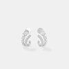 Double-Orbit Oval & Round Pavé Studs