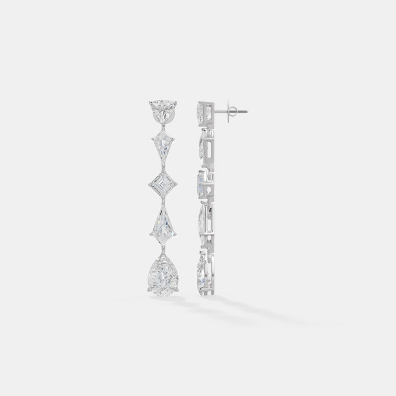 Geometric Cascade Multi-Shape Linear Drops