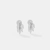 Marquise Diamond Cluster Stud Earrings