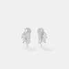 Marquise Diamond Cluster Stud Earrings