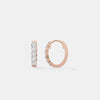 Classic Shared-Prong Brilliant Round Hoops