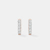 Classic Shared-Prong Brilliant Round Hoops