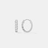 Classic Shared-Prong Brilliant Round Hoops