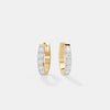 Classic Shared-Prong Brilliant Round Hoops
