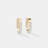 Classic Shared-Prong Brilliant Round Hoops