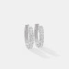 Graceful Five-Stone Graduated Diamond Hoops