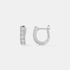 Essential Round-Cut Four-Prong Mini Hoops