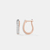 Modern Bar-Set Linear Diamond Earrings