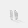 Modern Bar-Set Linear Diamond Earrings