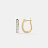 Modern Bar-Set Linear Diamond Earrings