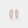 Timeless Scalloped Pavé Diamond Huggies