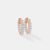 Timeless Scalloped Pavé Diamond Huggies