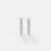 Timeless Scalloped Pavé Diamond Huggies
