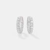 Timeless Scalloped Pavé Diamond Huggies