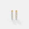 Timeless Scalloped Pavé Diamond Huggies