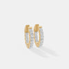 Timeless Scalloped Pavé Diamond Huggies