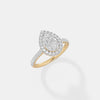 The Botanical Pear Cluster Ring