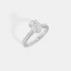 The Lumina Oval Pavé Ring