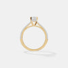 The Lumina Oval Pavé Ring