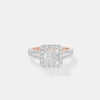 The Celeste Princess Halo Ring
