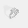 The Celeste Princess Halo Ring