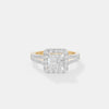 The Celeste Princess Halo Ring