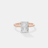 1.5CT Pure Radiant Solitaire Ring