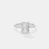 1.5CT Pure Radiant Solitaire Ring