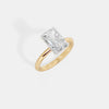 1.5CT Pure Radiant Solitaire Ring