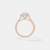 The Serene Halo Ring