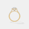 The Serene Halo Ring