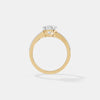 The Oval Pavé Engagement Ring