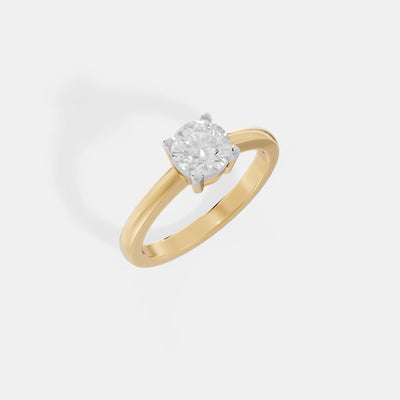 Elegant 0.70 Ct Round Solitaire Ring