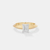The Architectural Emerald-Cut Solitaire Ring