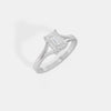 1CT Split-Shank Emerald Ring
