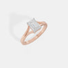 1CT Split-Shank Emerald Ring
