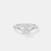 1CT Split-Shank Emerald Ring