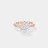 The Bold Compass Round Solitaire Ring