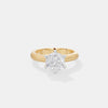 The Bold Compass Round Solitaire Ring