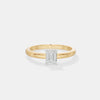 0.60CT Emerald-Cut Ring