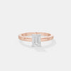 1 CT Elevated Emerald Solitaire Ring