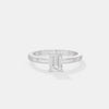 1 CT Elevated Emerald Solitaire Ring